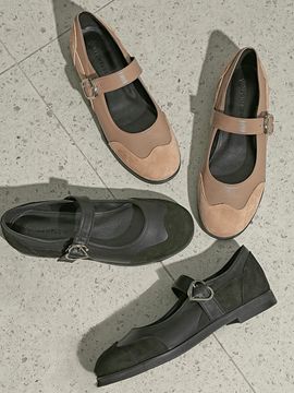 LOWFLOW 1770 Monteo Mary Jane Flat Shoes
