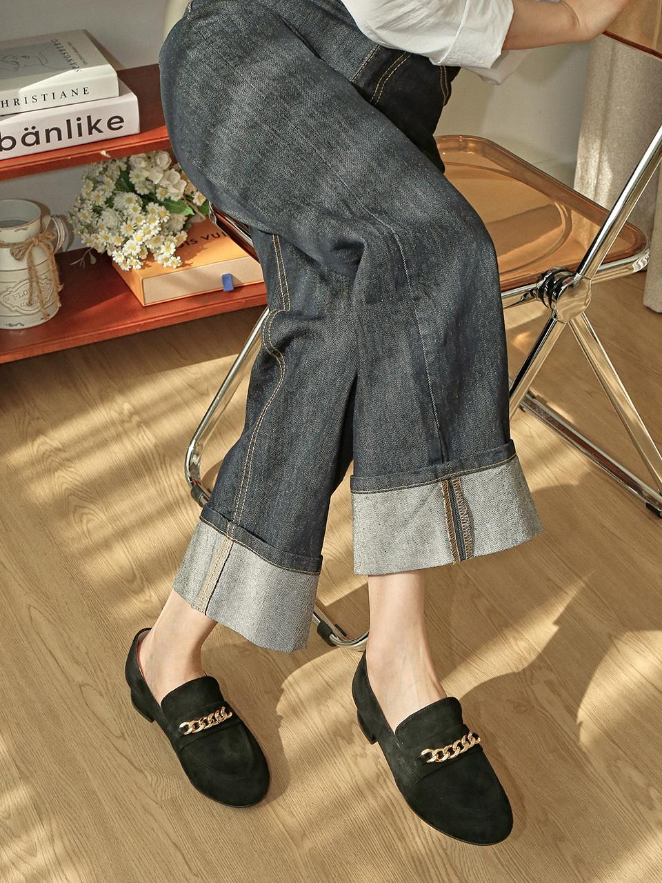 LOWFLOW 178J Mone2 Chain Loafer 3cm