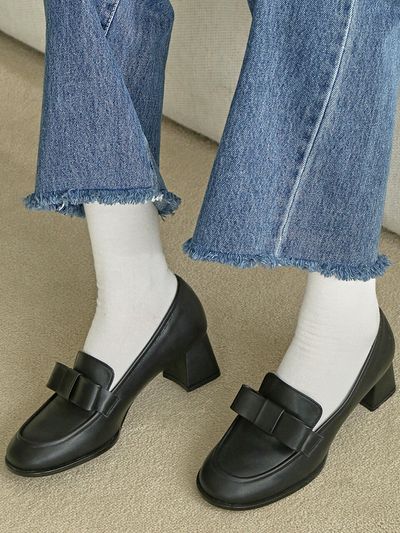 LOWFLOW Modin Ribbon Loafer Heel