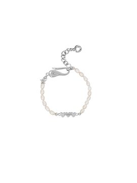 lowool Triple Heart Pearl B Bracelet