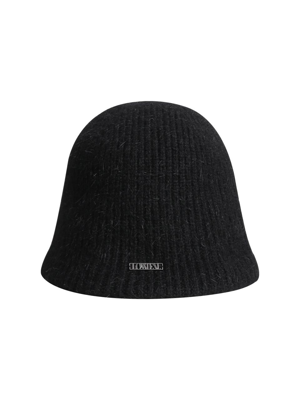 LOWTEAL SIGNATURE ORNAMENT BUCKET HAT, BLACK
