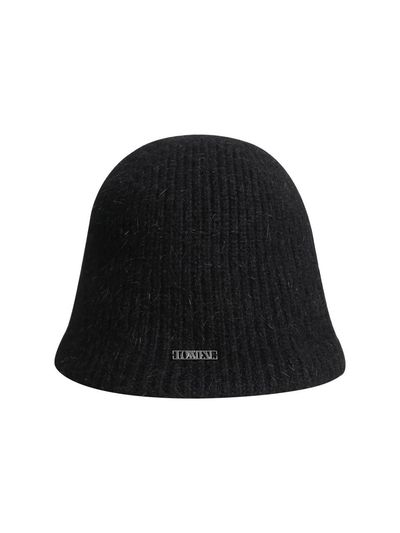 LOWTEAL SIGNATURE ORNAMENT BUCKET HAT, BLACK