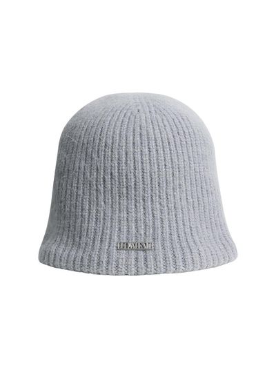 LOWTEAL SIGNATURE ORNAMENT BUCKET HAT, SKY GREY