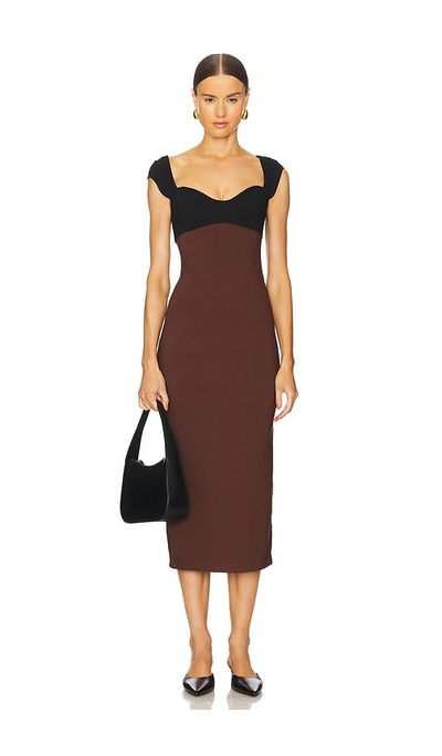lpa brown dress Imani Dress