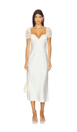 knee length dresses for ladies Giulia Lace Maxi Dress