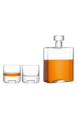 LSA LSA Cask Whiskey Decanter & Set of 2 Glass Tumblers