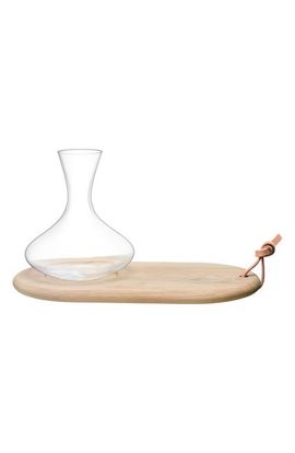 LSA LSA Wine Carafe & Cheese Board Set