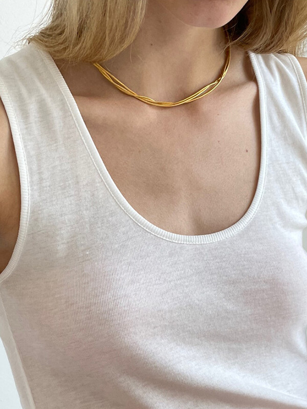 LSEY Mate Necklace_ Gold