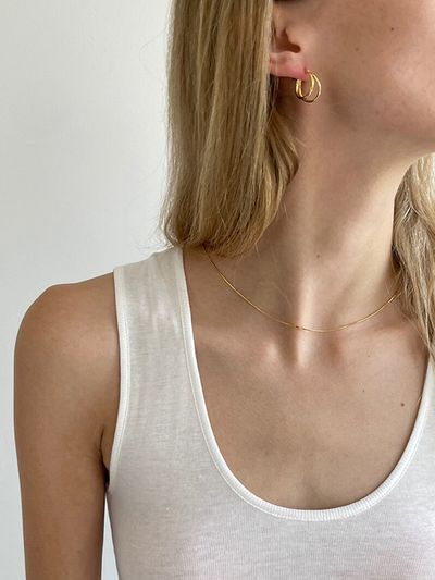 LSEY Silky Necklace_ Gold