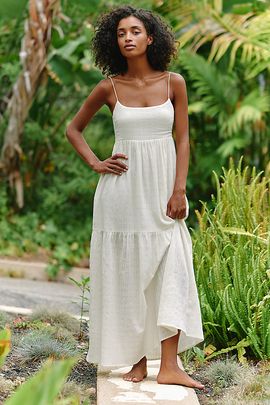 LSPACE Ashton 100% Cotton Maxi Dress