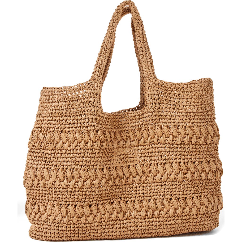 LSPACE LSPACE Changing Tides Crocheted Raffia Tote
