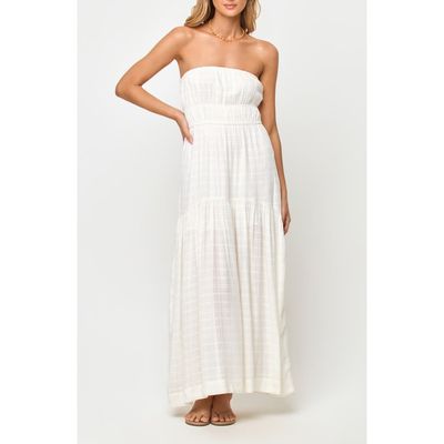 LSPACE LSPACE Cora Strapless High-Low Maxi Dress