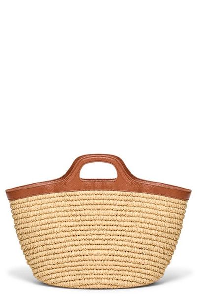 LSPACE LSPACE Cruz Raffia & Leather Tote