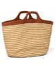 LSPACE LSPACE Cruz Raffia & Leather Tote - 2