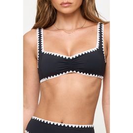 LSPACE LSPACE Effie Shirred Swim Top
