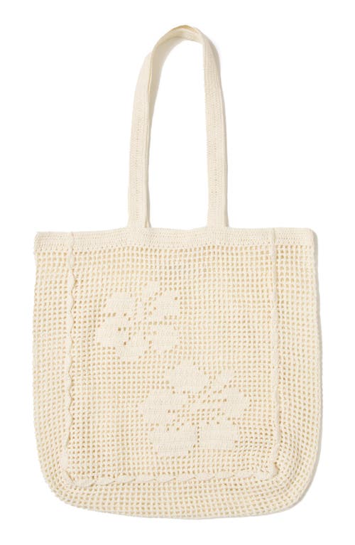 LSPACE LSPACE Island Time Crochet Cotton Tote