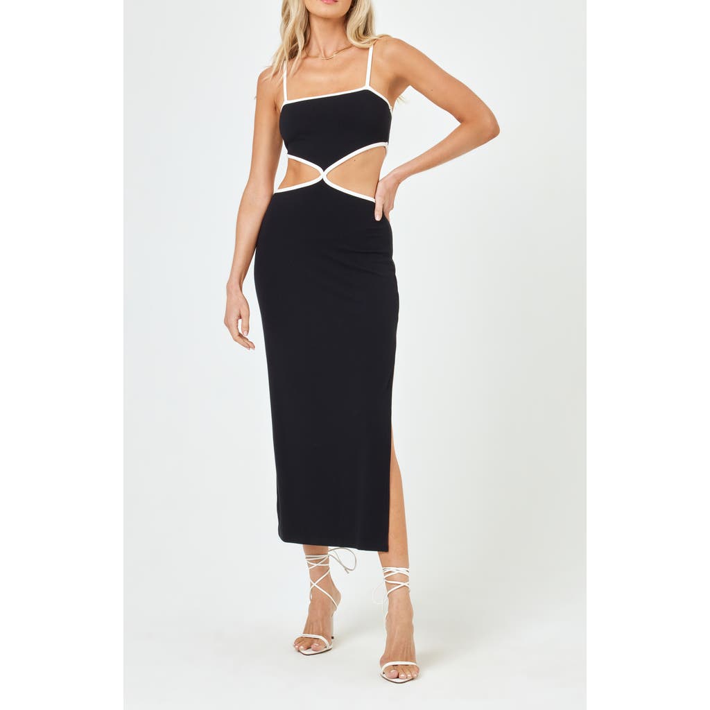 LSPACE LSPACE Libra Rib Cutout Cover-Up Midi Dress