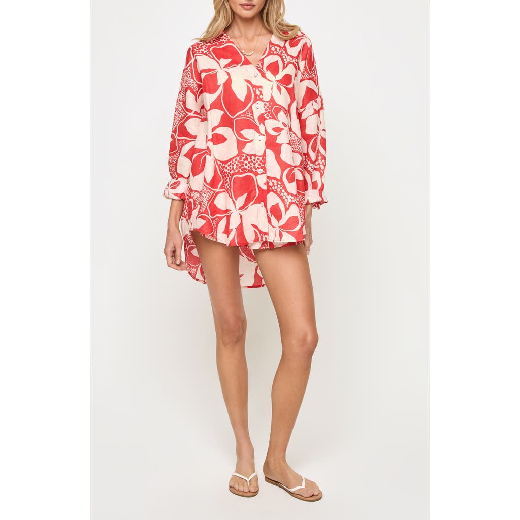 LSPACE LSPACE Rio Linen Cover-Up Tunic