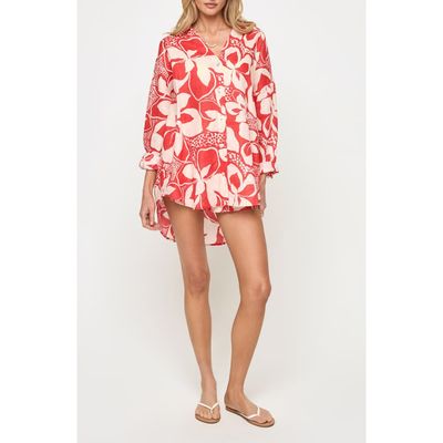 LSPACE LSPACE Rio Linen Cover-Up Tunic
