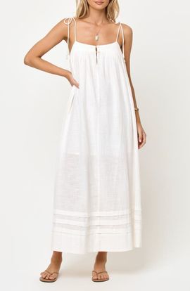 LSPACE LSPACE Sunset Stroll Cotton Cover-Up Maxi Dress