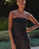 LSPACE Tessa Linen Strapless Open-Back Top - 2