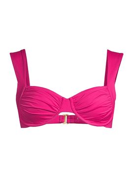 LSpace Women's Stella Ruched Bikini Top