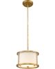 Lucas McKearn Lemuria Distressed Gold Mini Pendant - 1