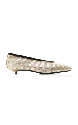LUCASHEVA LUCASHEVA Alisa Crystal Leather Pumps