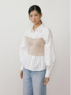 Lucirzu Evening Shirt Blouse_Beige