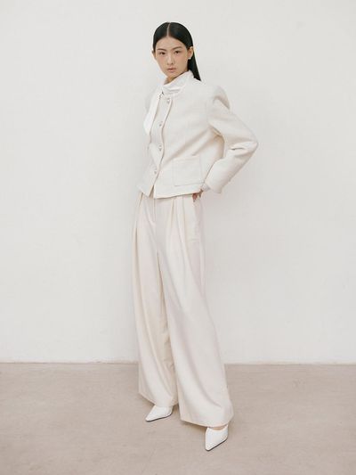 Lucirzu New Classic Tweed Jacket