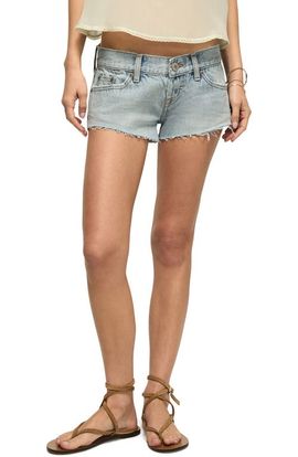 Lucky Brand Lucky Brand Addison Ultra Low Rise Denim Cutoff Shorts