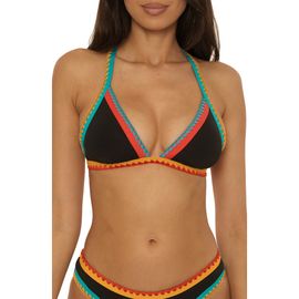 Lucky Brand Lucky Brand Avila Halter Bikini Top
