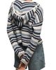 Lucky Brand Lucky Brand Baja Stripe Crochet Hoodie - 2