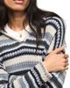 Lucky Brand Lucky Brand Baja Stripe Crochet Hoodie - 4