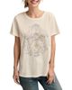 Lucky Brand Lucky Brand Beaded Floral Vase Cotton Graphic T-Shirt - 1