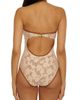 Lucky Brand Lucky Brand Belize Ruched Lace Overlay One-Piece Swimsuit - 3