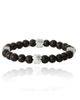 Lucky Brand Lucky Brand Black Onyx 4 Piece Clover Beaded Elastic Bracelet - 1