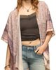 Lucky Brand Lucky Brand Border Print Open Front Jacket - 1