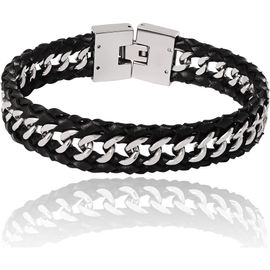 Lucky Brand Lucky Brand Braided Chain Overlay Bracelet