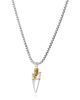 Lucky Brand Lucky Brand Brass Two Tone Arrowhead Necklace - 1