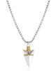 Lucky Brand Lucky Brand Brass Two Tone Arrowhead Necklace - 4