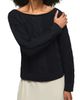 Lucky Brand Lucky Brand Cable Stitch Boat Neck Sweater - 1