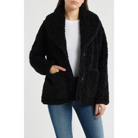 Lucky Brand Lucky Brand Cozy Patch Pocket Faux Shearling Jacket