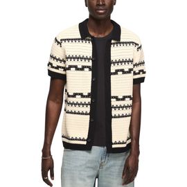 Lucky Brand Lucky Brand Crochet Button Down Sweater