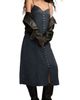 Lucky Brand Lucky Brand Embellished Button-Up Midi Dress - 5