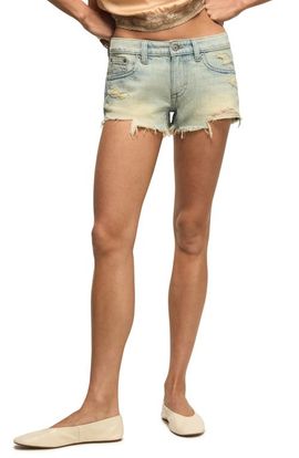 Lucky Brand Lucky Brand Festival Ripped Cutoff Denim Shorts
