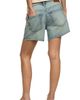 Lucky Brand Lucky Brand Floral Embroidered Baggy Denim Cutoff Shorts - 2