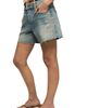 Lucky Brand Lucky Brand Floral Embroidered Baggy Denim Cutoff Shorts - 3
