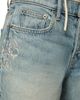 Lucky Brand Lucky Brand Floral Embroidered Baggy Denim Cutoff Shorts - 4