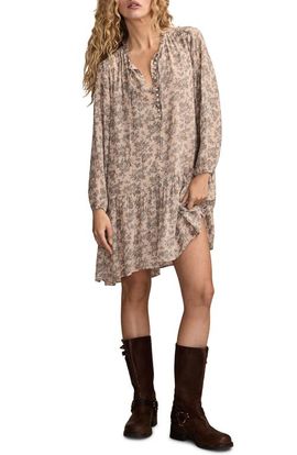 Lucky Brand Lucky Brand Floral Long Sleeve Dress